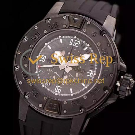 Replica Richard Mille RM028 PVD Black Dial Swiss 7751