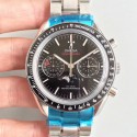 Replica Omega Speedmaster Moonwatch Moonphase Chronograph 304.30.44.52.01.001 BF Stainless Steel Black Dial Swiss 9300