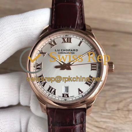 Replica Chopard L.U.C 1937 Classic 161937-5001 FK Rose Gold Silver Dial Swiss L.U.C 01.01-L