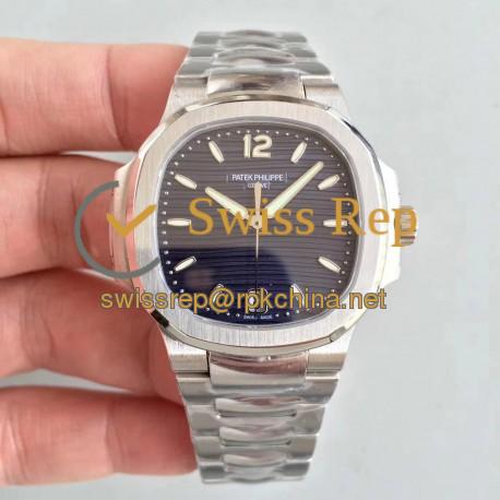 Replica Patek Philippe Nautilus Ladies 7118/1A-001 PF Stainless Steel Blue Dial Swiss 324 S C