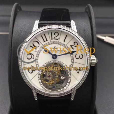 Replica Jaeger-LeCoultre Rendez-Vous Tourbillon 3413408 N Stainless Steel & Diamonds Mother Of Pearl Dial Swiss Tourbillon