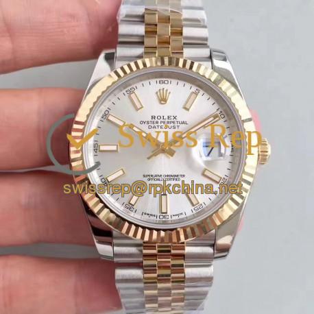 Replica Rolex Datejust II 116333 41MM EW Stainless Steel & Yellow Gold Rhodium Dial Swiss 3136