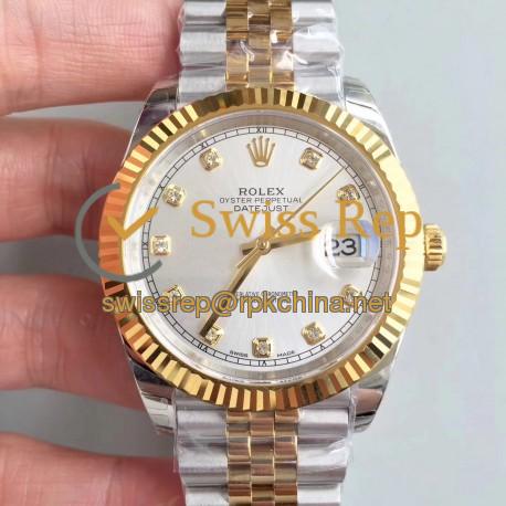 Replica Rolex Datejust II 116333 41MM EW Stainless Steel & Yellow Gold Rhodium Dial Swiss 3136