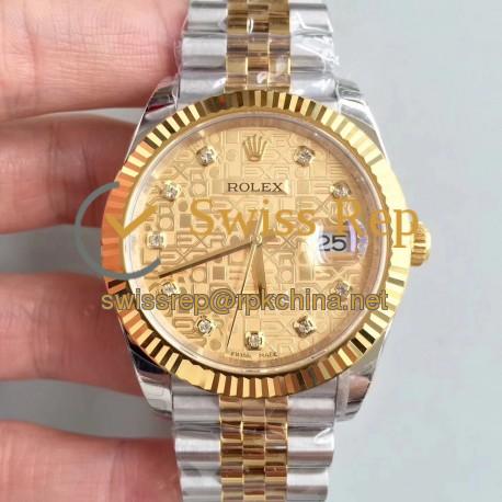 Replica Rolex Datejust 41 126333 41MM EW Stainless Steel & Yellow Gold Rolex Dial Swiss 3235