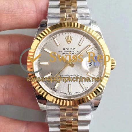 Replica Rolex Datejust II 116333 41MM EW Stainless Steel & Yellow Gold Rhodium Dial Swiss 3136