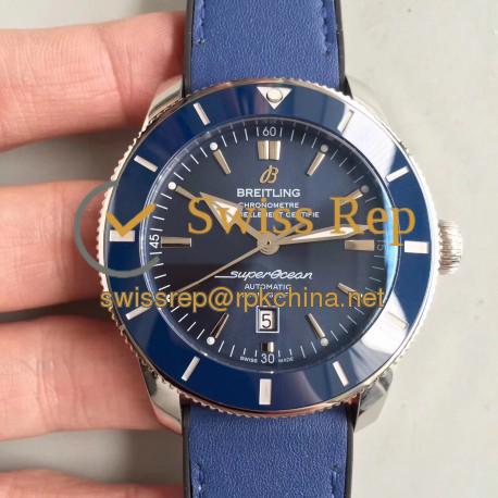 Replica Breitling Superocean Heritage II 42M AB201016/C960-211S GF Stainless Steel Blue Dial Swiss 2824-2