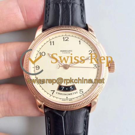 Replica Parmigiani Fleurier Toric PFC423-1602400-HA1441 ER Rose Gold Beige Dial Swiss PF331