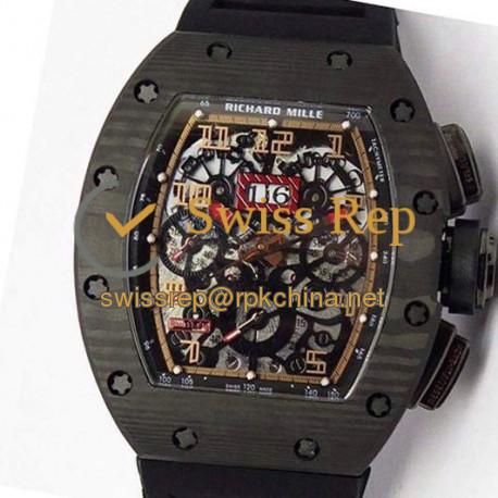 Replica Richard Mille RM011-FM Felipe Massa Chronograph Forged Carbon Gold Dial Swiss 7750