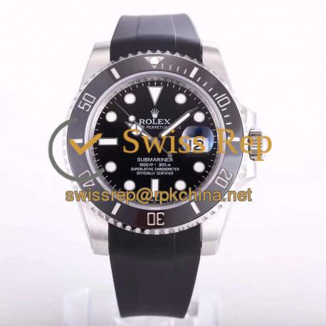 Replica Rolex Submariner Date 116610LN OR Stainless Steel Black Dial Swiss 2836-2