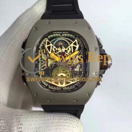 Replica Richard Mille RM50-02 ACJ KV PVD Skeleton Dial M6T51