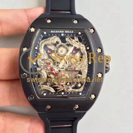 Replica Richard Mille RM57-01 Jackie Chan PVD Silver Dial Dial M9015