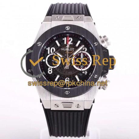 Replica Hublot Big Bang Unico Magic Sapphire 411.JX.1170.RX N Stainless Steel Skeleton Dial Swiss HUB1242