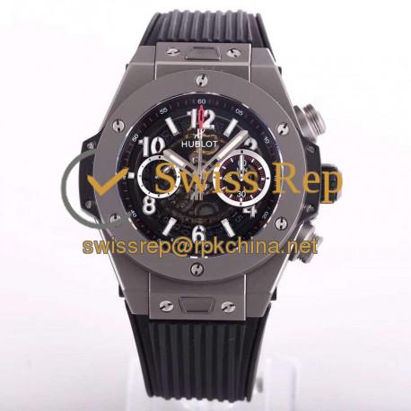 Replica Hublot Big Bang Unico Titanium 411.NX.1170.RX N Titanium Skeleton Dial Swiss HUB1242