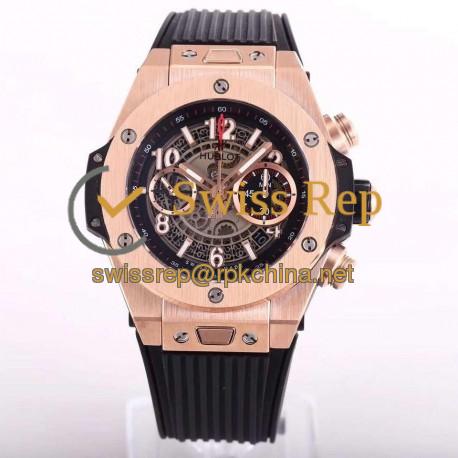 Replica Hublot Big Bang Unico King Gold 411.OX.1180.RX N Rose Gold Skeleton Dial Swiss HUB1242