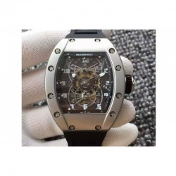 RM022 Aerodyne Dual Time Zone Titanium Skeleton Dial M9015