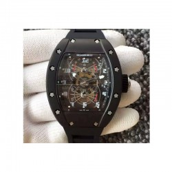 RM022 Aerodyne Dual Time Zone PVD Skeleton Dial M9015