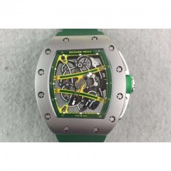 RM61 Titanium Green Skeleton Dial M9015