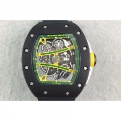 RM61 PVD Green Skeleton Dial M9015