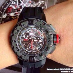 RM032 PVD Black Dial 7750