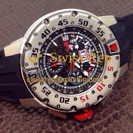 Replica Richard Mille RM032 Stainless Steel Black Dial Swiss 7750