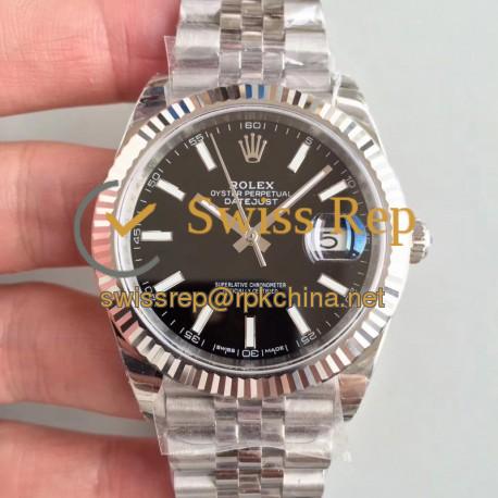 Replica Rolex Datejust II 126334 41MM EW Stainless Steel Black Dial Swiss 3235