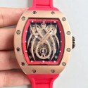 Replica Richard Mille 19-01 SF Rose Gold Diamond Spyder Dial M6T51