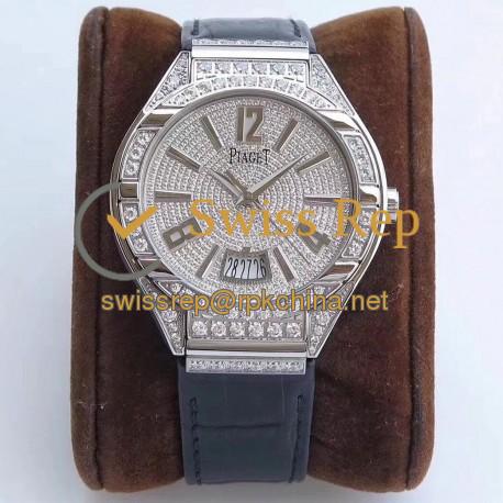 Replica Piaget Polo MK Stainless Steel & Diamonds Diamond Dial Swiss 800P