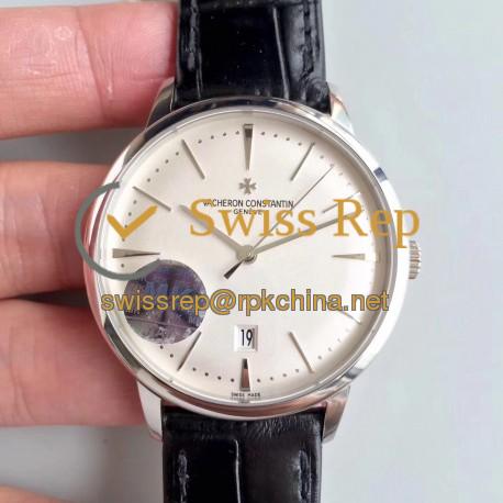 Replica Vacheron Constantin Patrimony 85180/000G-9230 MK Stainless Steel Silver Dial Swiss 2450 Q6