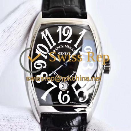 Replica Franck Muller Casablanca Date 8880 C DT GF Stainless Steel Black Dial Swiss 2824-2