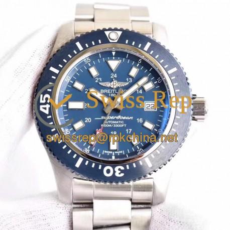 Replica Breitling Superocean 44 Special Mariner Blue Y1739316/C959/162A GF Stainless Steel Blue Dial Swiss 2824-2