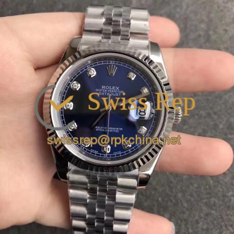 Replica Rolex Datejust II 126334 41MM N Stainless Steel Blue Dial Swiss 3235