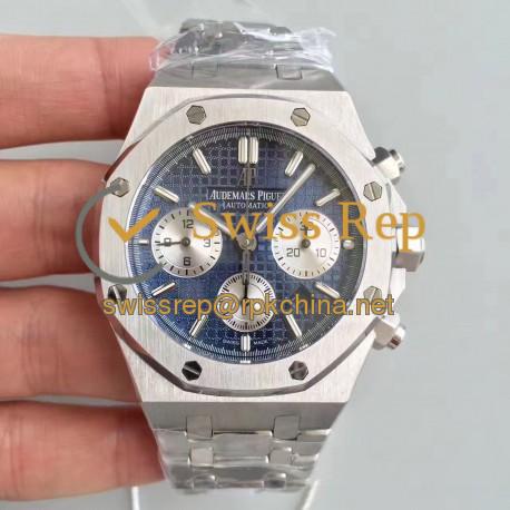 Replica Audemars Piguet Royal Oak Chronograph 26331 JH Stainless Steel Blue Dial Swiss 7750