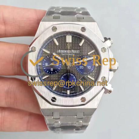 Replica Audemars Piguet Royal Oak Chronograph 26331 JH Stainless Steel Black Dial Swiss 7750