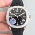 Replica Patek Philippe Aquanaut Jumbo 5167A-001 PF Stainless Steel Black Dial Swiss 324SC