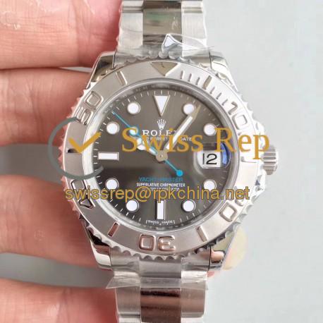 Replica Rolex Yacht-Master 37 268622 AR Stainless Steel 904L Anthracite Dial Swiss 2824-2