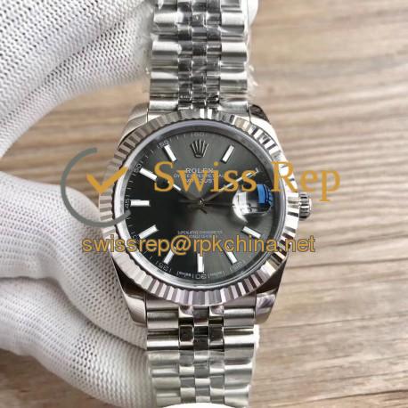 Replica Rolex Datejust II 126334 41MM RE Stainless Steel Anthracite Dial Swiss 3235