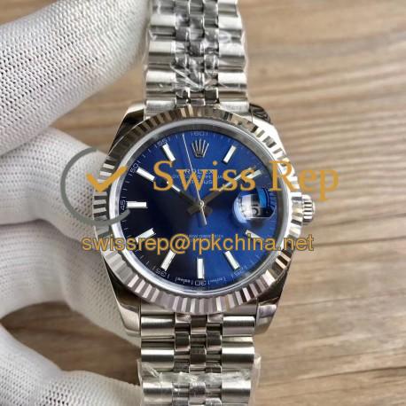 Replica Rolex Datejust II 126334 41MM RE Stainless Steel Blue Dial Swiss 3235