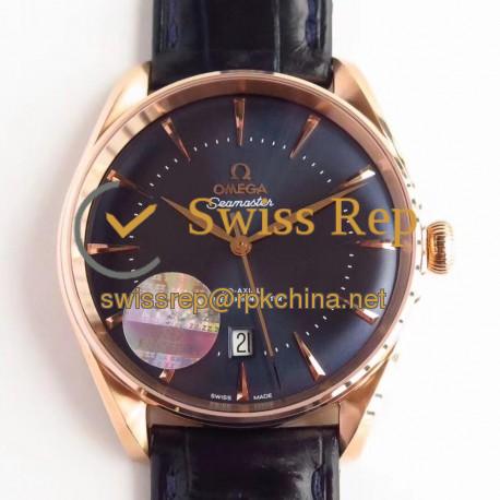 Replica Omega Seamaster Edizione Venezia 511.53.40.20.02.001 ZZ Rose Gold Blue Dial Swiss 8801