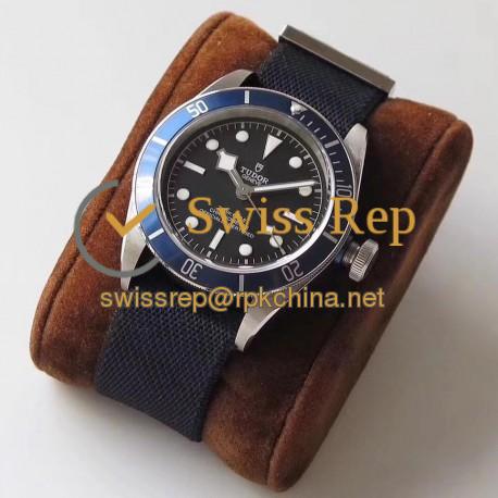 Replica Tudor Heritage Black Bay Blue 79230B ZF V4 Stainless Steel Black Dial Swiss 2824-2