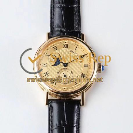 Replica Breguet Classique Moonphase 4396 GXG Yellow Gold Gold Dial Swiss 5165R