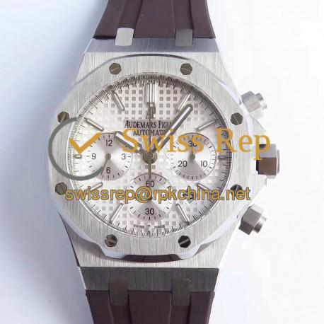 Replica Audemars Piguet Royal Oak Chronograph 26331 JH Stainless Steel Silver Dial Swiss 7750