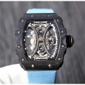 Replica Richard Mille RM53-01 Tourbillon Pablo Mac Donough KV Forged Carbon Skeleton White Dial M9015