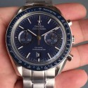 Replica Omega Speedmaster Professional Chronograph Stainless Steel Blue Dial Swiss 9300