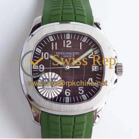 Replica Patek Philippe Aquanaut Jumbo 5167A-001 PF Stainless Steel Brown Dial Swiss 324SC