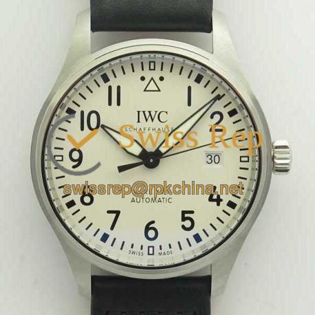 Replica IWC Pilot Mark XVIII IW327002 MKS V2 Stainless Steel White Dial Swiss 2892