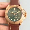 Replica Panerai Luminor Submersible 1950 PAM507 KV V2 Bronzo Green Dial Swiss P9002