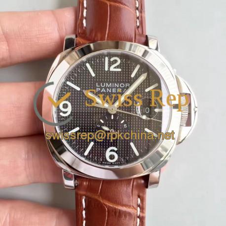 Replica Panerai Luminor Power Reserve PAM027 N Stainless Steel Black Dial Swiss 2824-2