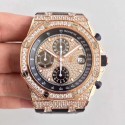 Replica Audemars Piguet Royal Oak Offshore 26067OR.ZZ.D002CR.01 JF V3 Rose Gold & Diamonds Diamond Dial Swiss 7750