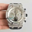 Replica Audemars Piguet Royal Oak Offshore 26067BC.ZZ.D002CR.01 JF V2 Steel & Diamonds Diamond Dial Swiss 7750