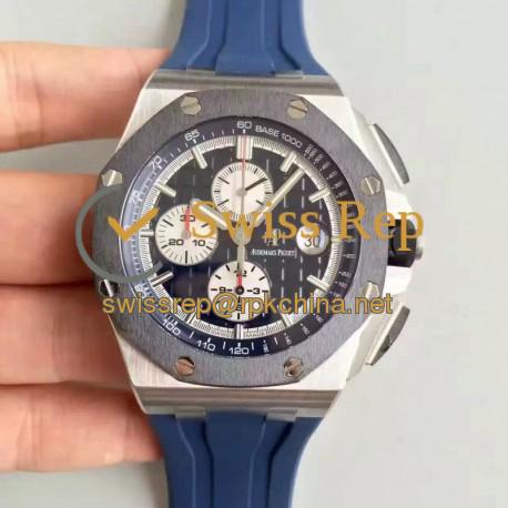 Replica Audemars Piguet Royal Oak Offshore 26401PO.OO.A018CR.01 JF V2 Stainless Steel Blue Dial Swiss 3126